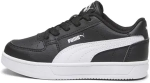 PUMA Caven Sneaker, Black White, 3 US Unisex Little Kid