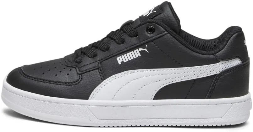 PUMA Caven Sneaker, Black White, 6.5 US Unisex Big Kid