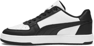 PUMA Caven Sneaker, White Black Black, 12.5 US Unisex Little Kid