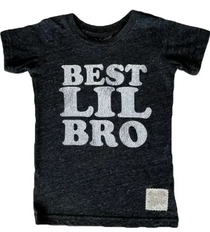 Retro Brand - Best Lil Bro Tee in Charcoal