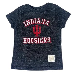 Retro Brand - Kids Indiana IU HOOSIERS Tee in Charcoal