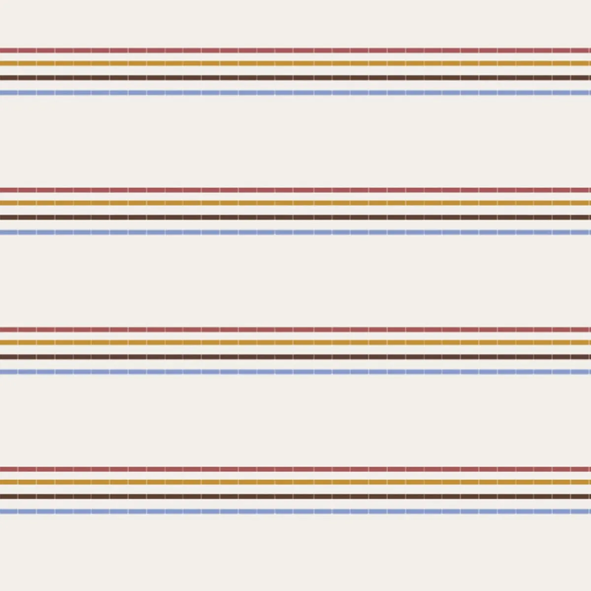 Retro Vibes Organic Cotton T-Shirt - Retro Stripe