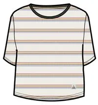 Retro Vibes Organic Cotton T-Shirt - Retro Stripe