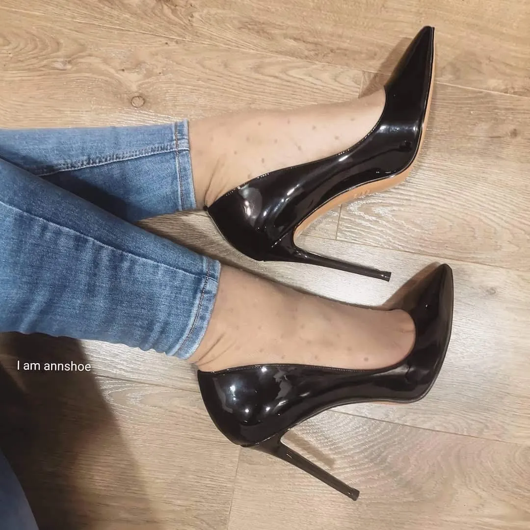 Richealnana Women's Classic Pumps Pointed Toe Sexy 4.7 Inches High Heels