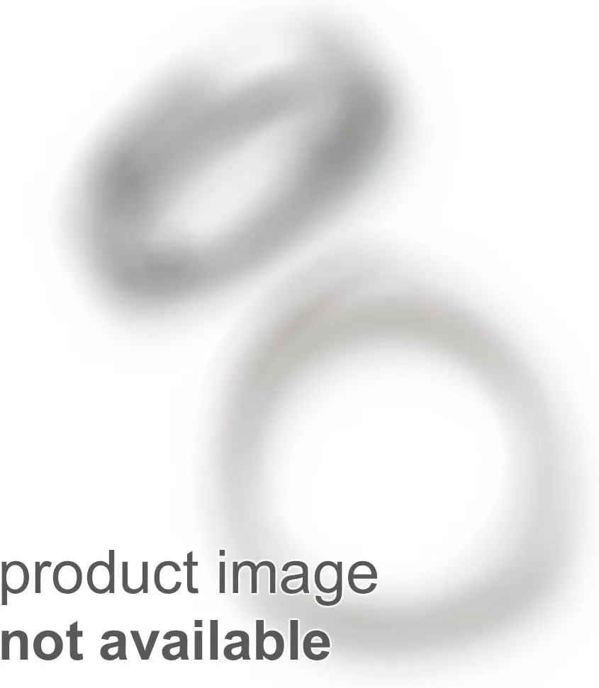 Roy Rose Jewelry Platinum 8mm Wide Polished Half-Round Wedding Band Ring Sizes 6 to 12