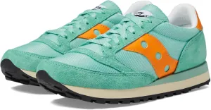 Saucony Originals Jazz 81 Shoes for Men and Women  Wolverine Suede Upper  Cushioned Sockliner Teal/Orange Men's 10, Women's 11.5 Medium
