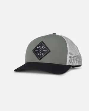 Sealine Retro Trucker Hat - Olive/Black