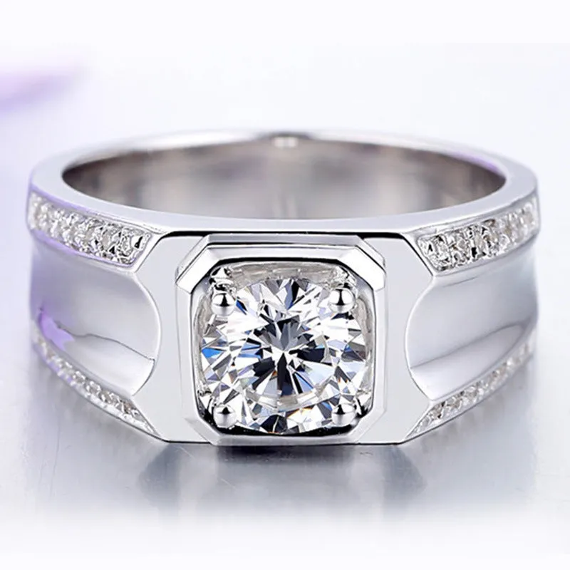 Silver Plated Platinum Ring
