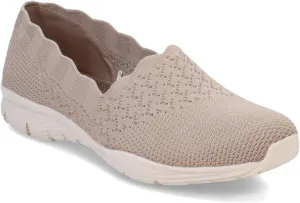 Skechers Women's Seager - Stat - Scalloped Collar, Engineered Skech-Knit Slip-on - Classic Fit
