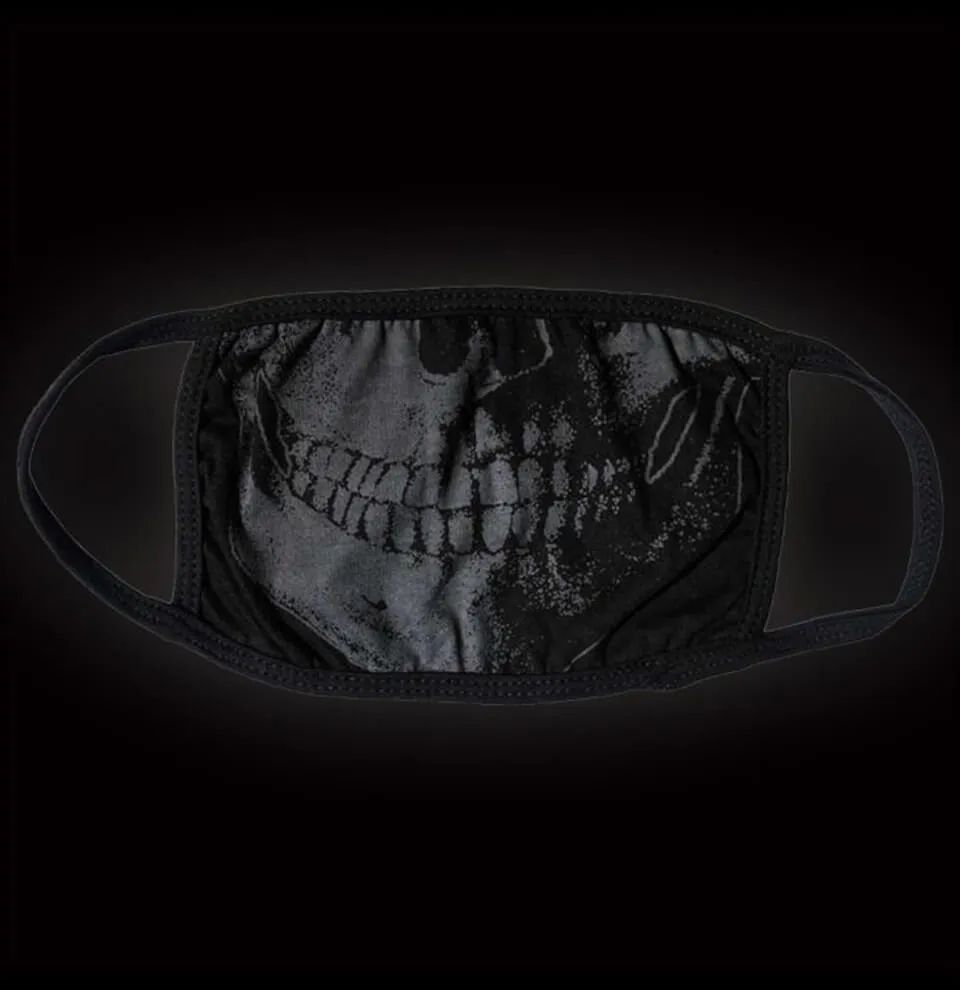 Skull death white face mask