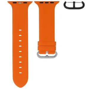 TANGERINE ORANGE RUBBER STRAP FOR APPLE WATCH