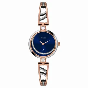 Timex Blue Dial Women Analog Watch - TWEL15202