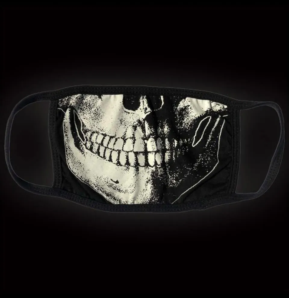 Trick pumpskin face mask