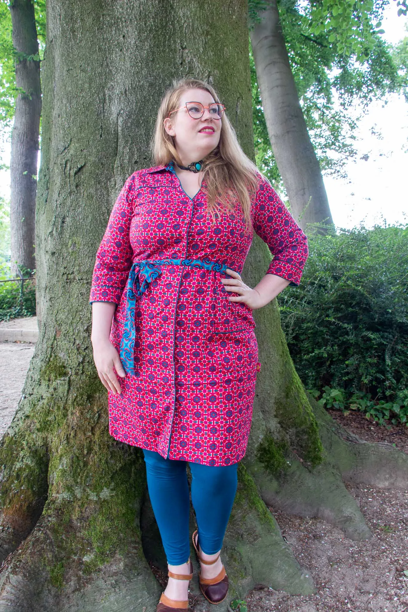 Triple G - nieuw ontwerp- dubbelzijdig- jurk/ vest/ tuniek- Alles in 1! retro day
