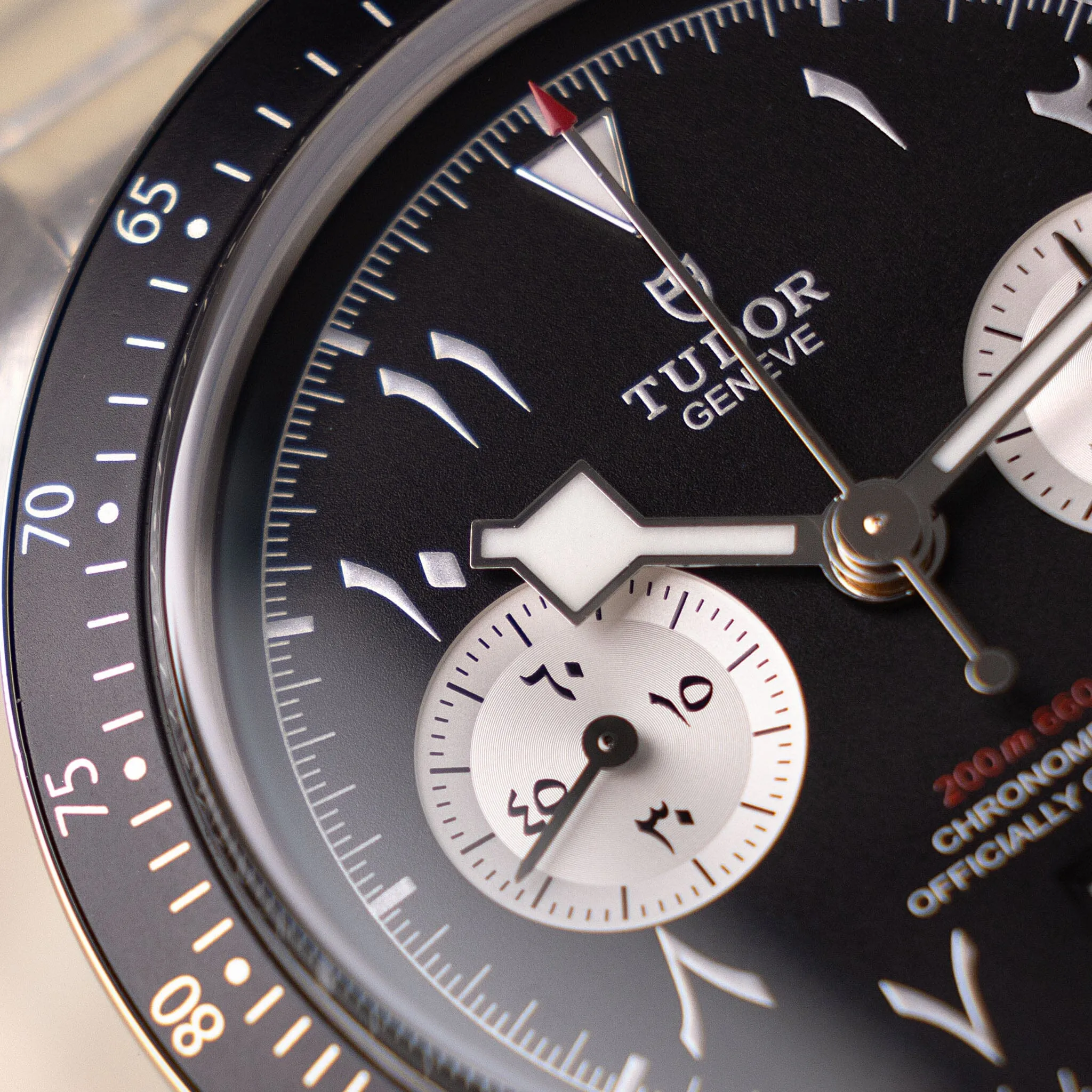 Tudor Black Bay Chrono Dubai Edition Arabic-Indic Numerals Ref 79360N