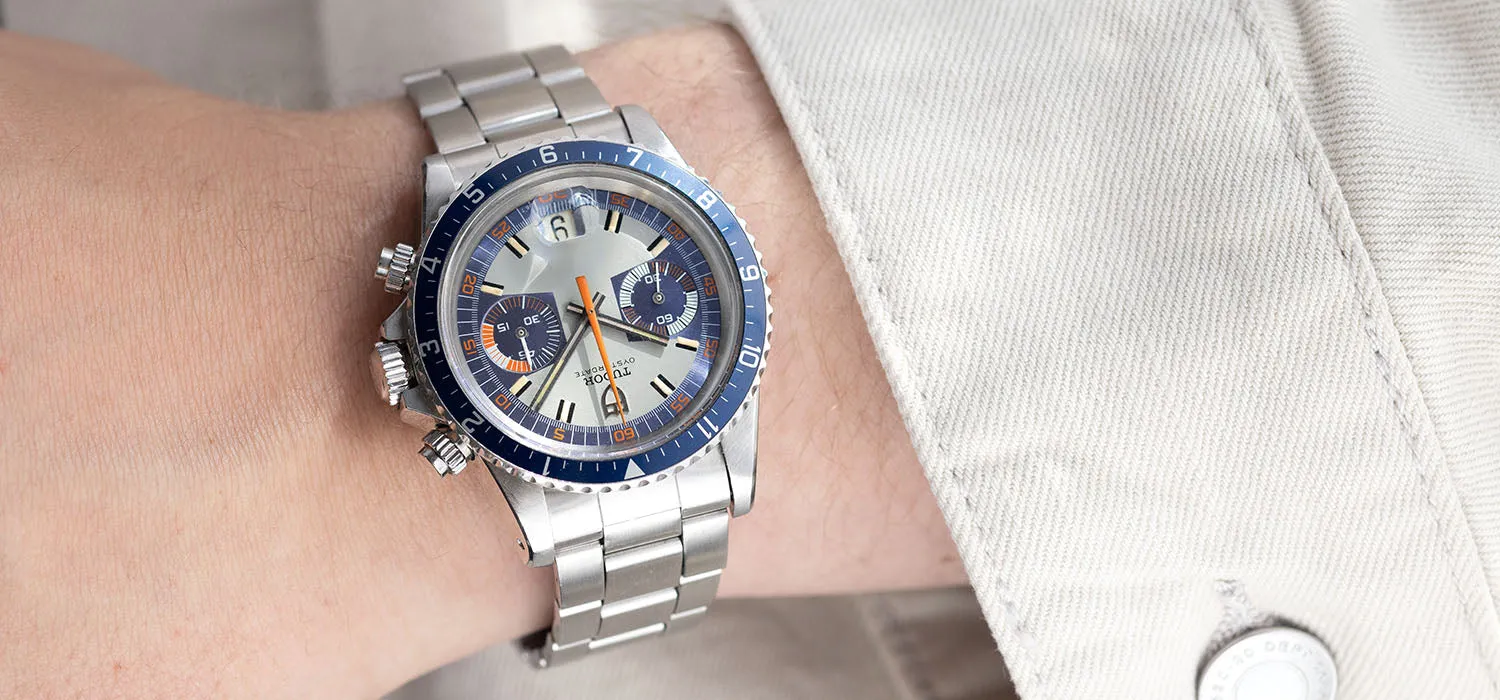 Tudor Monte Carlo Chronograph 7169 Blue Dial and Bezel