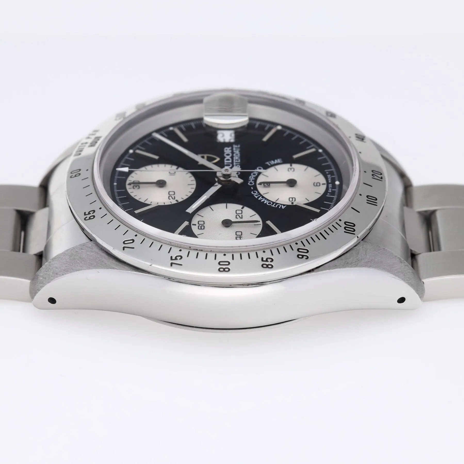 Tudor Prince Date Chronograph Black Dial Ref 79280