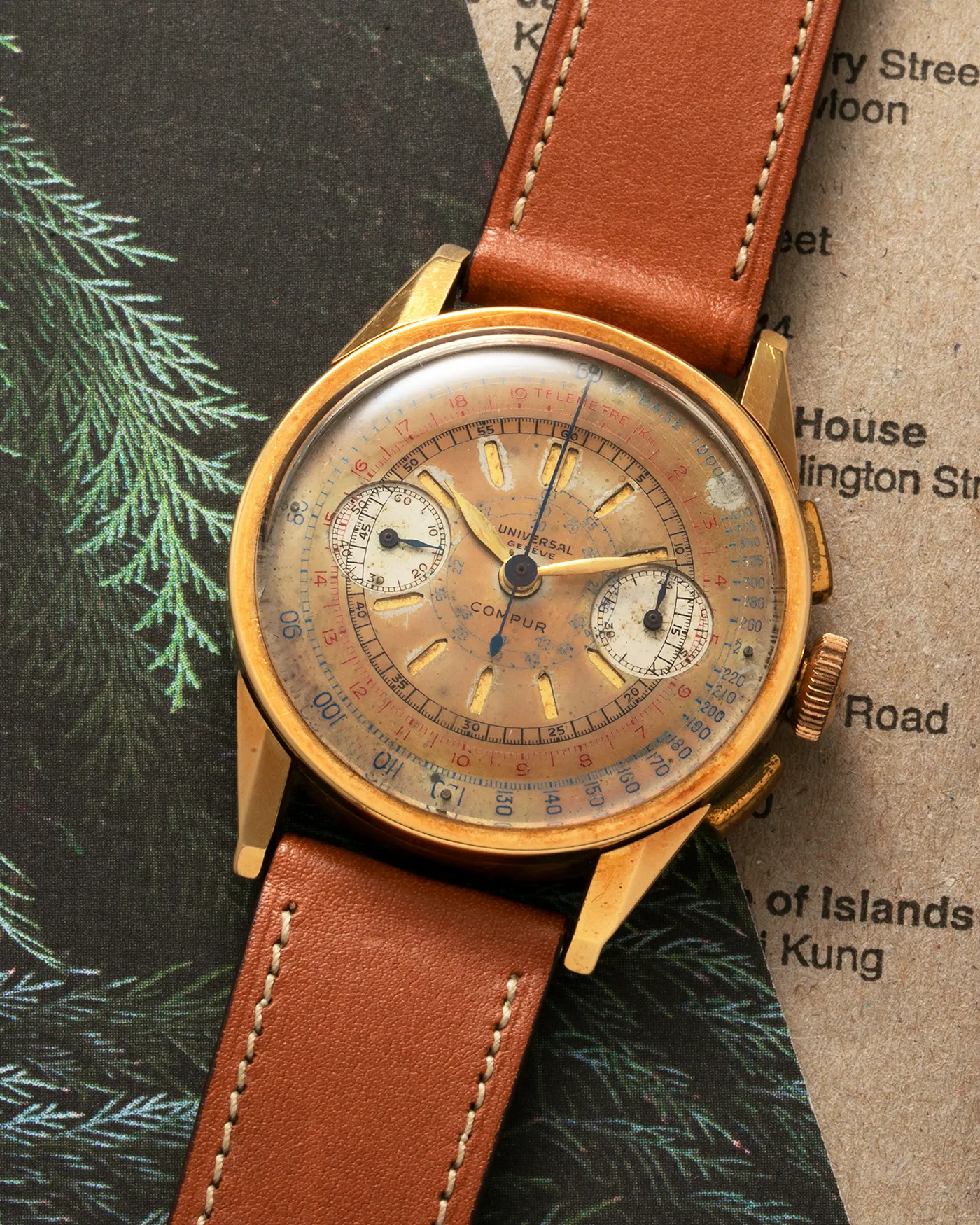 Universal Geneve Compur Sandwich Dial Jeanneret Case