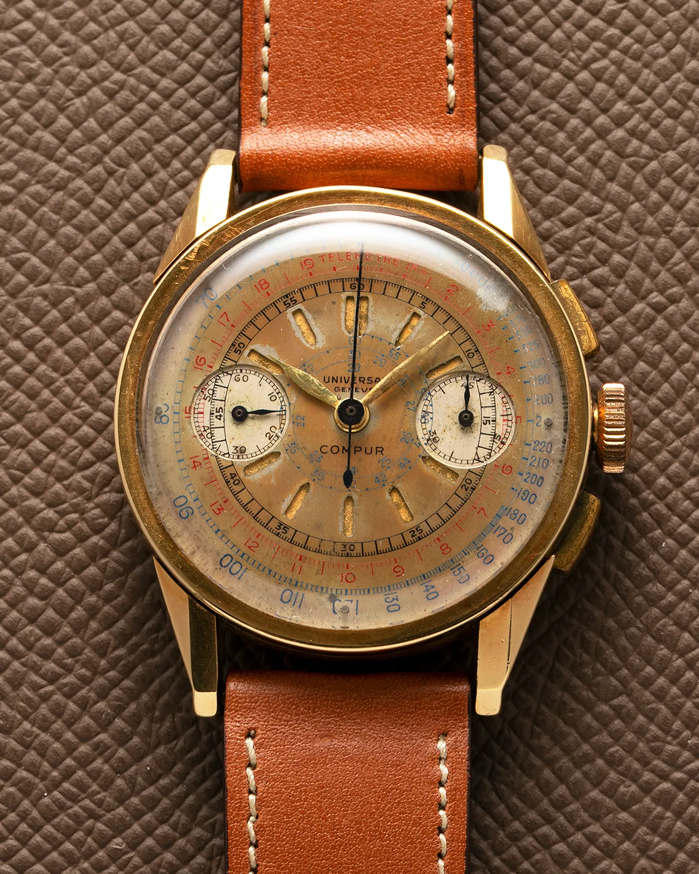 Universal Geneve Compur Sandwich Dial Jeanneret Case