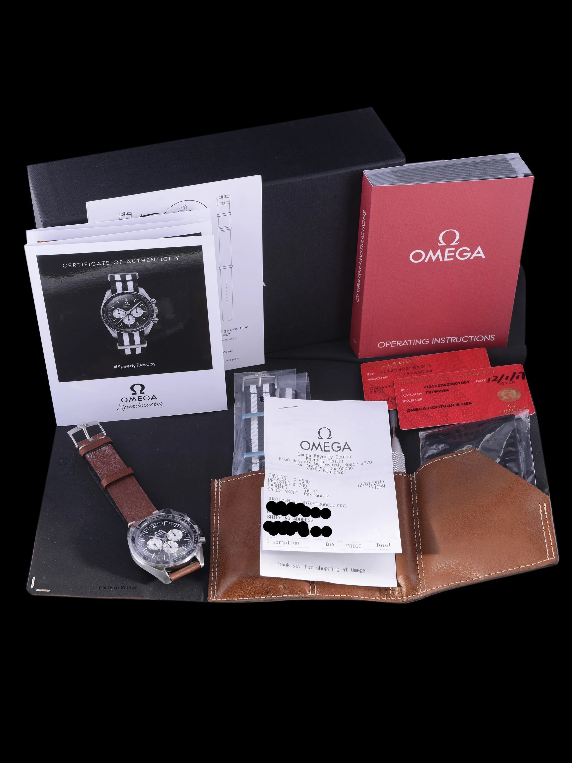 *Unworn*  2017 Omega Speedmaster Professional Ref. 311.32.42.30.01.001 "Speedy Tuesday"
