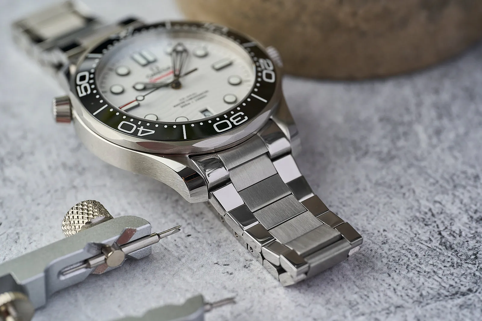 US1035 Flat Link Bracelet (Omega Seamaster 300m)