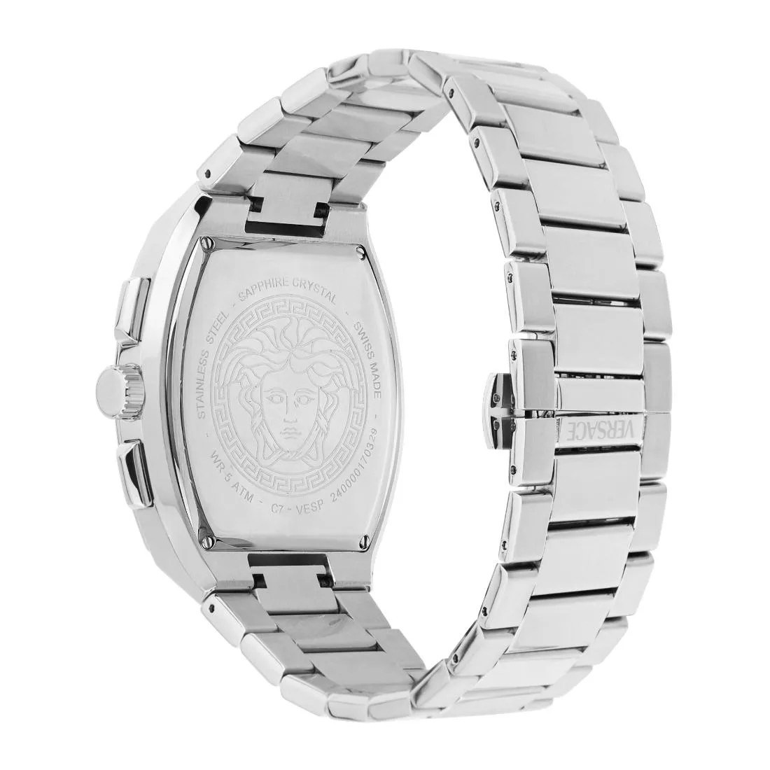 Versace Men 44 X 54.3 mm Size Green Rectangular Dial Analog Watch- VESP00424