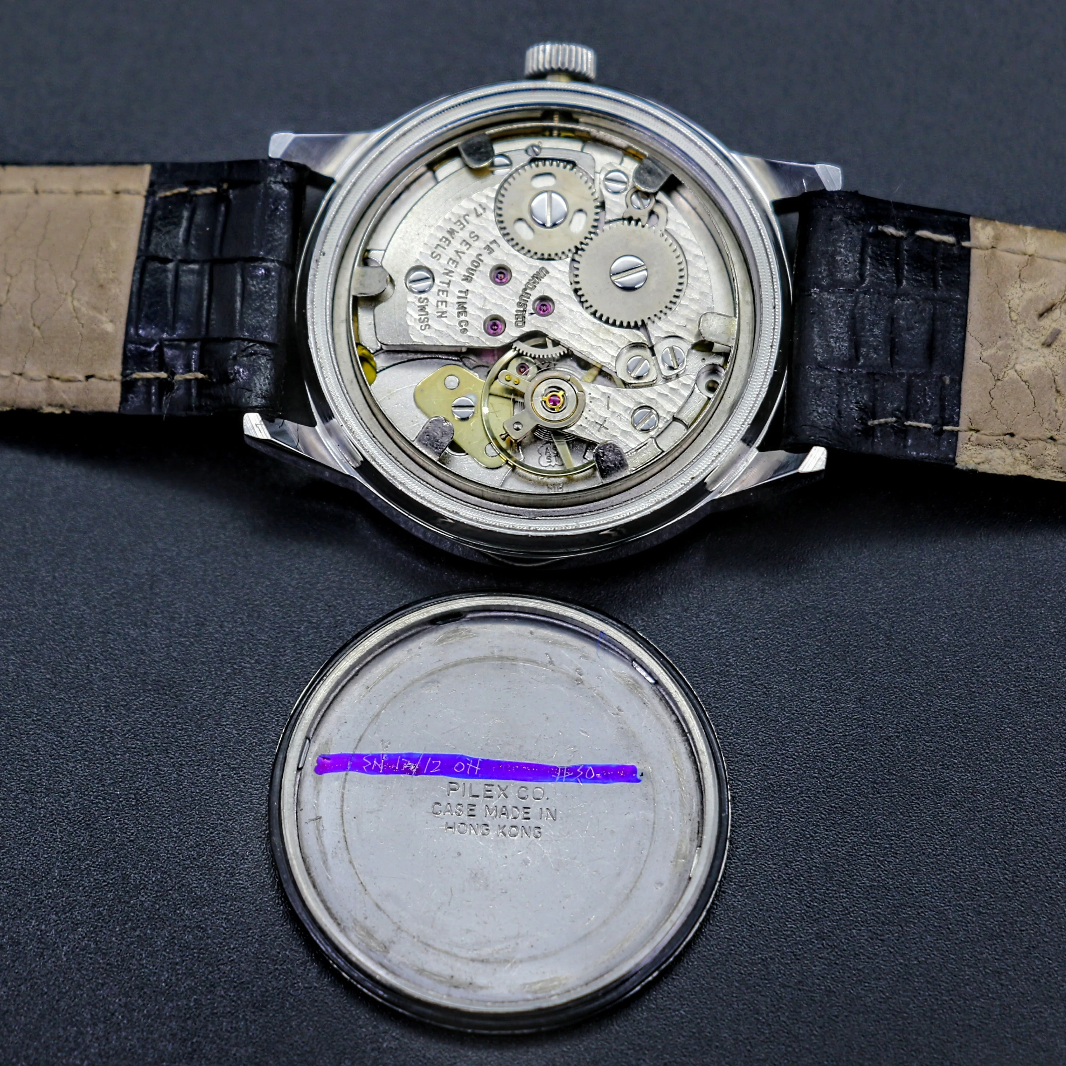 Vintage Le Jour Time Ronald McDonald Character Wristwatch Swiss 17 Jewels Watch