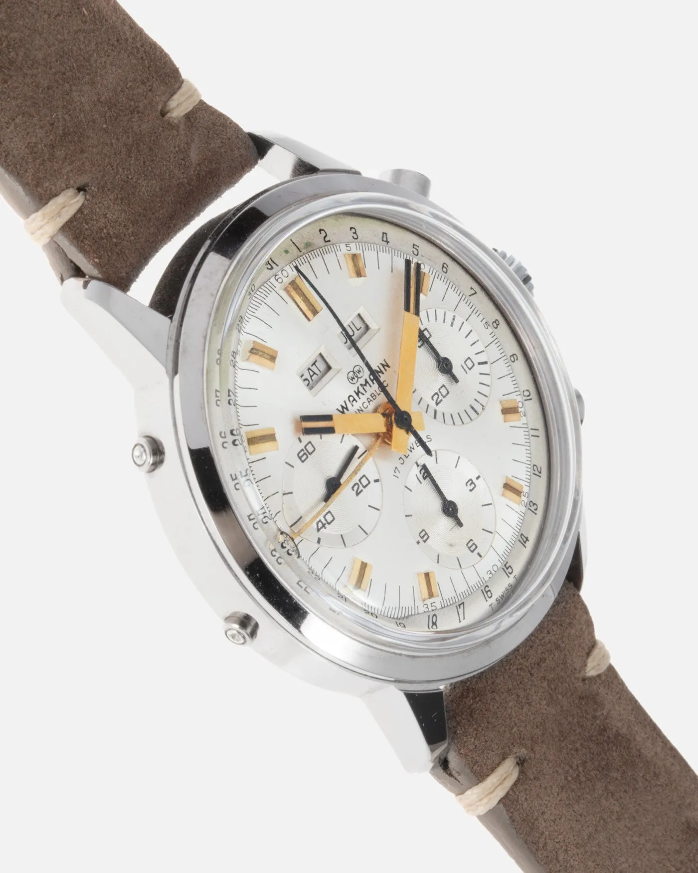Wakmann 'Albino' Triple Calendar Chronograph