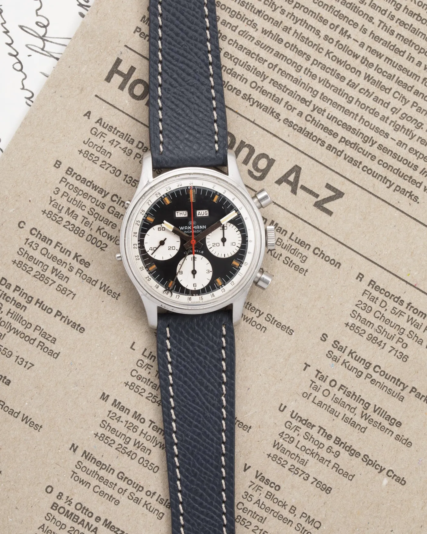 Wakmann Triple Calendar Chronograph Full Set