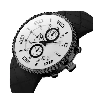 Waterproof Silicone Chronograph Stopwatch In 3 Colors