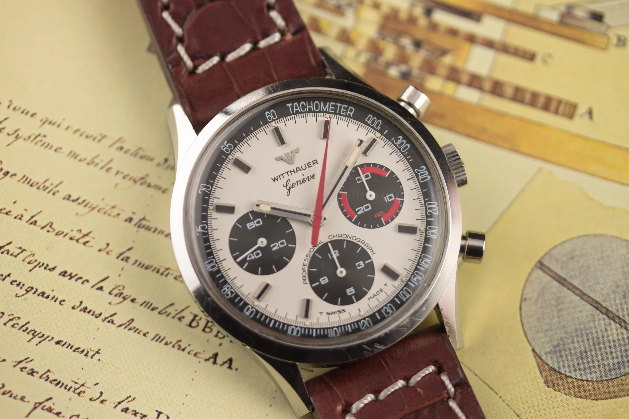 Wittnauer "Panda Dial" Chronograph Ref. 8024