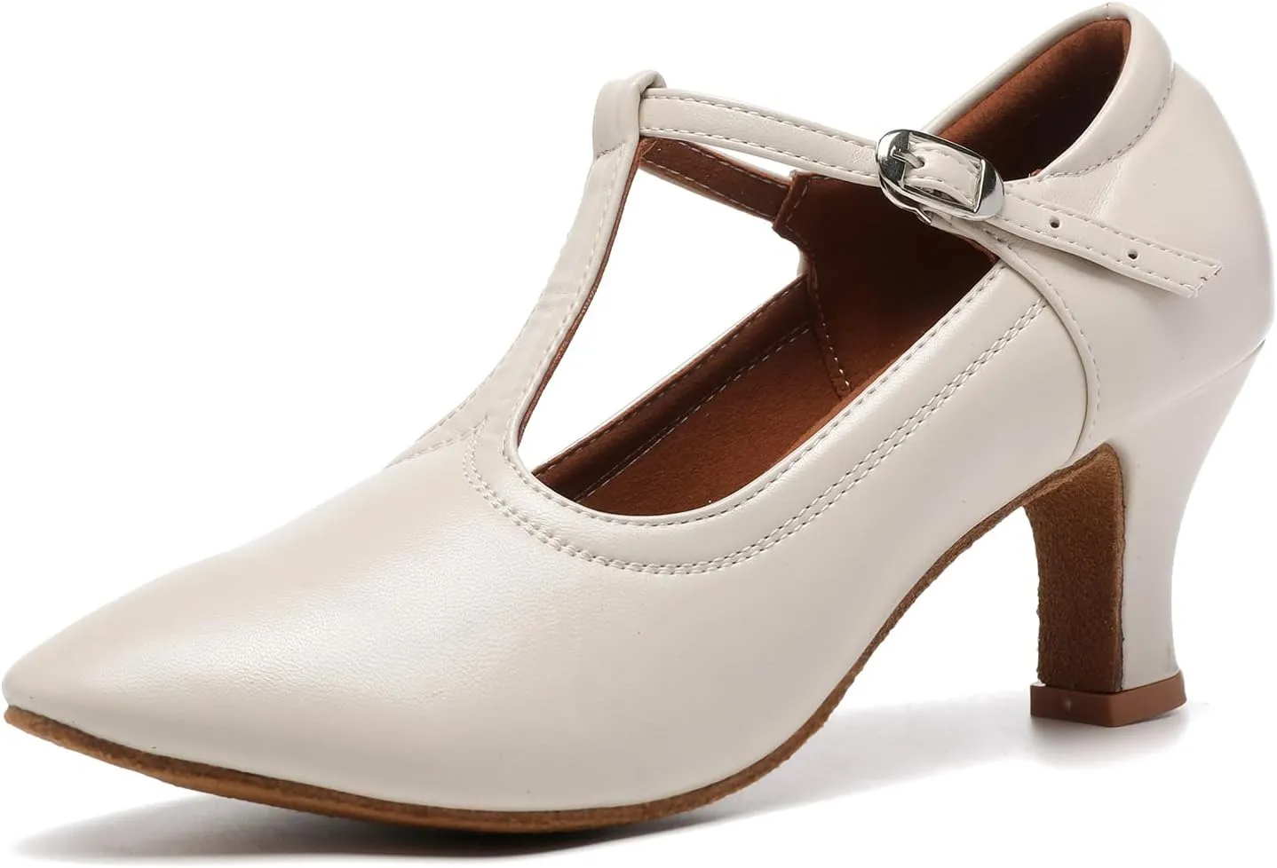 Women Ballroom Dance Shoes Closed Toe Latin Salsa Modern Character Shoes Professional Performance Dance Shoes