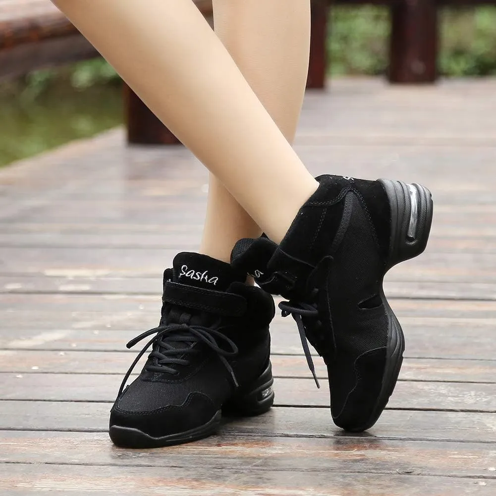 Women's Breathable Dance Sneakers Split Sole Modern Jazz Fittness Dance Boots,Model B53