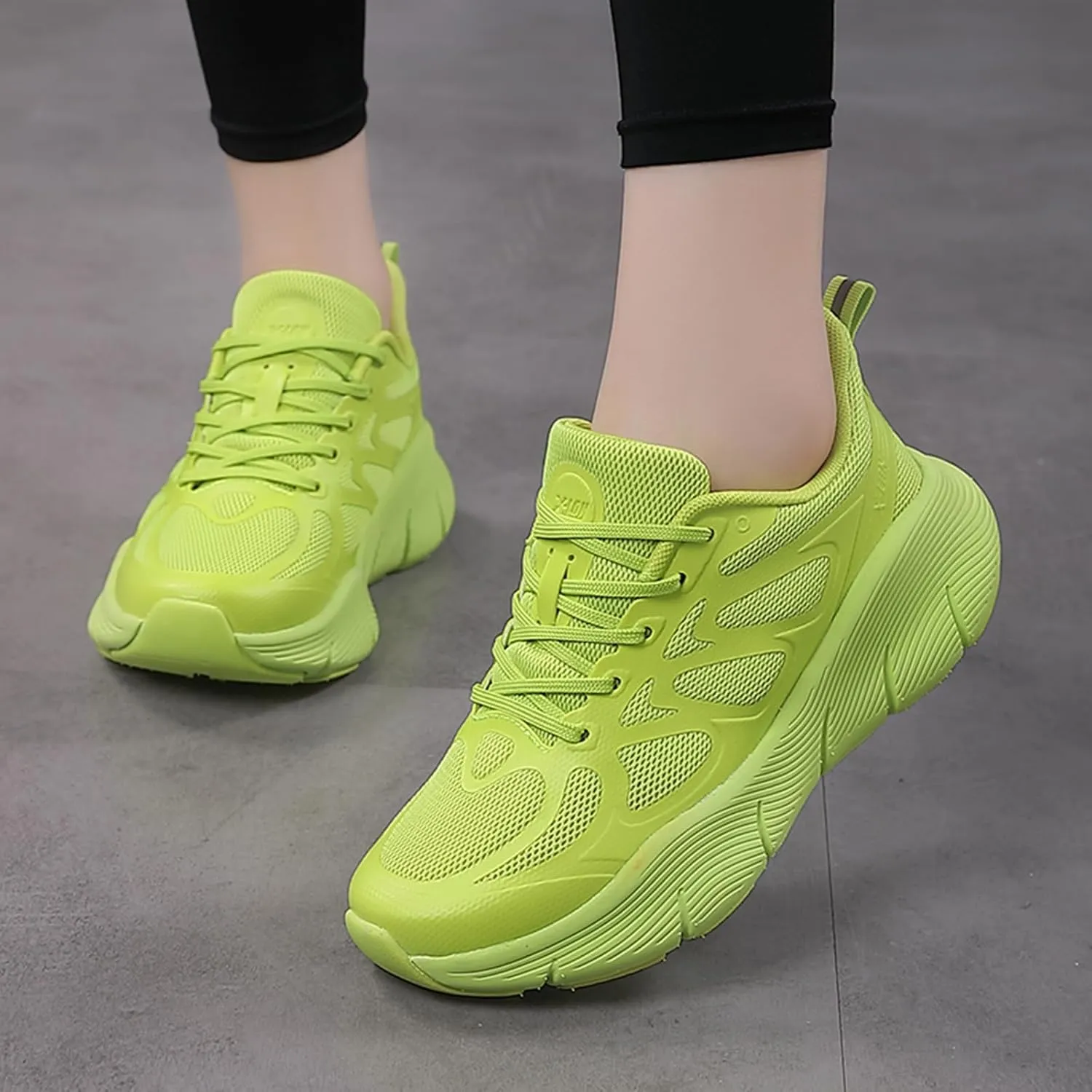 Women's Dance Shoes Mesh Lace up Modern Jazz Shoes Athletic Walking Dance Sneakers
