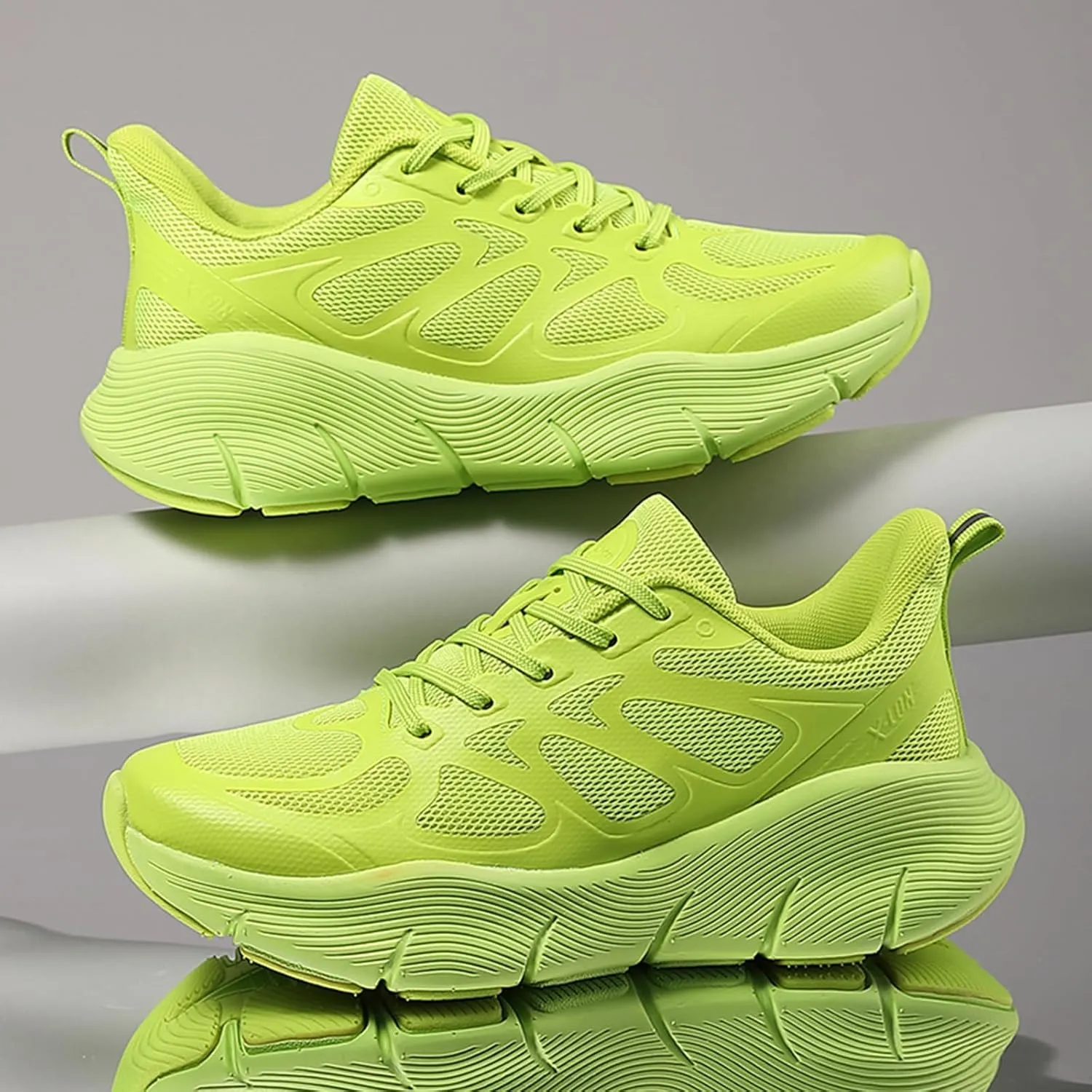 Women's Dance Shoes Mesh Lace up Modern Jazz Shoes Athletic Walking Dance Sneakers