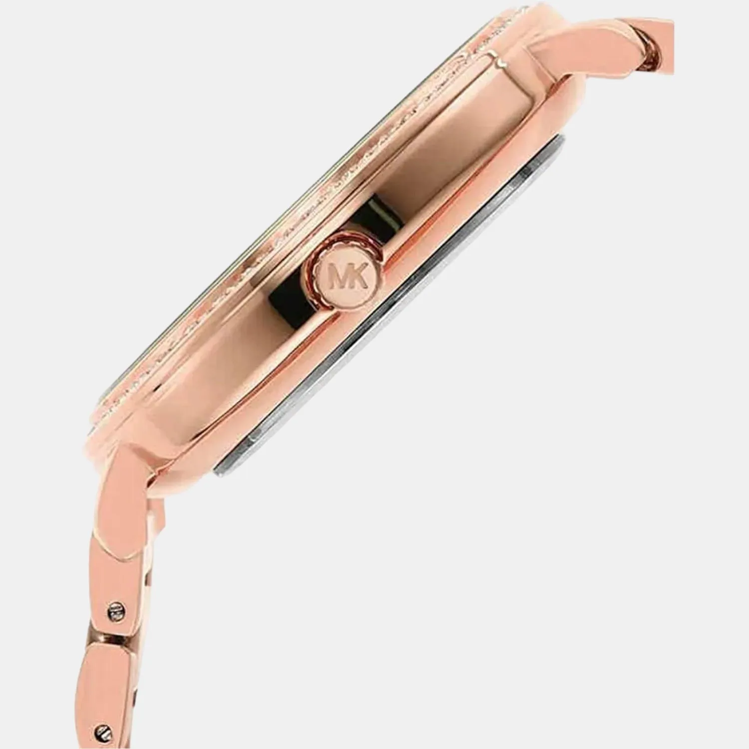 Women's White Analog Stainless Steel Watch MK4594