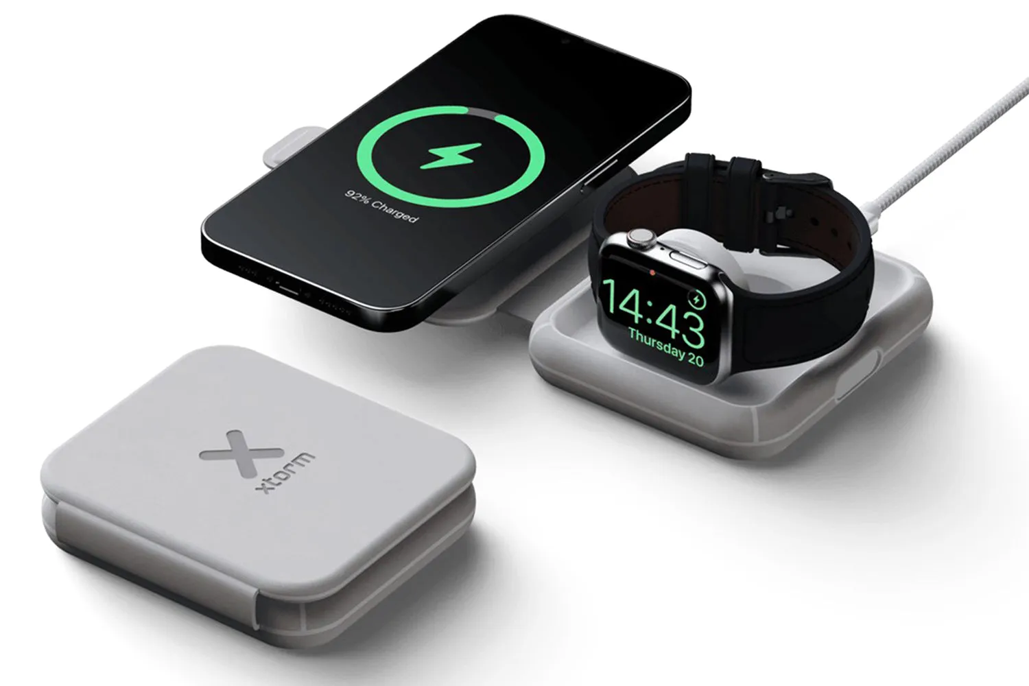 Xtrom Wireless Trio Charger | White