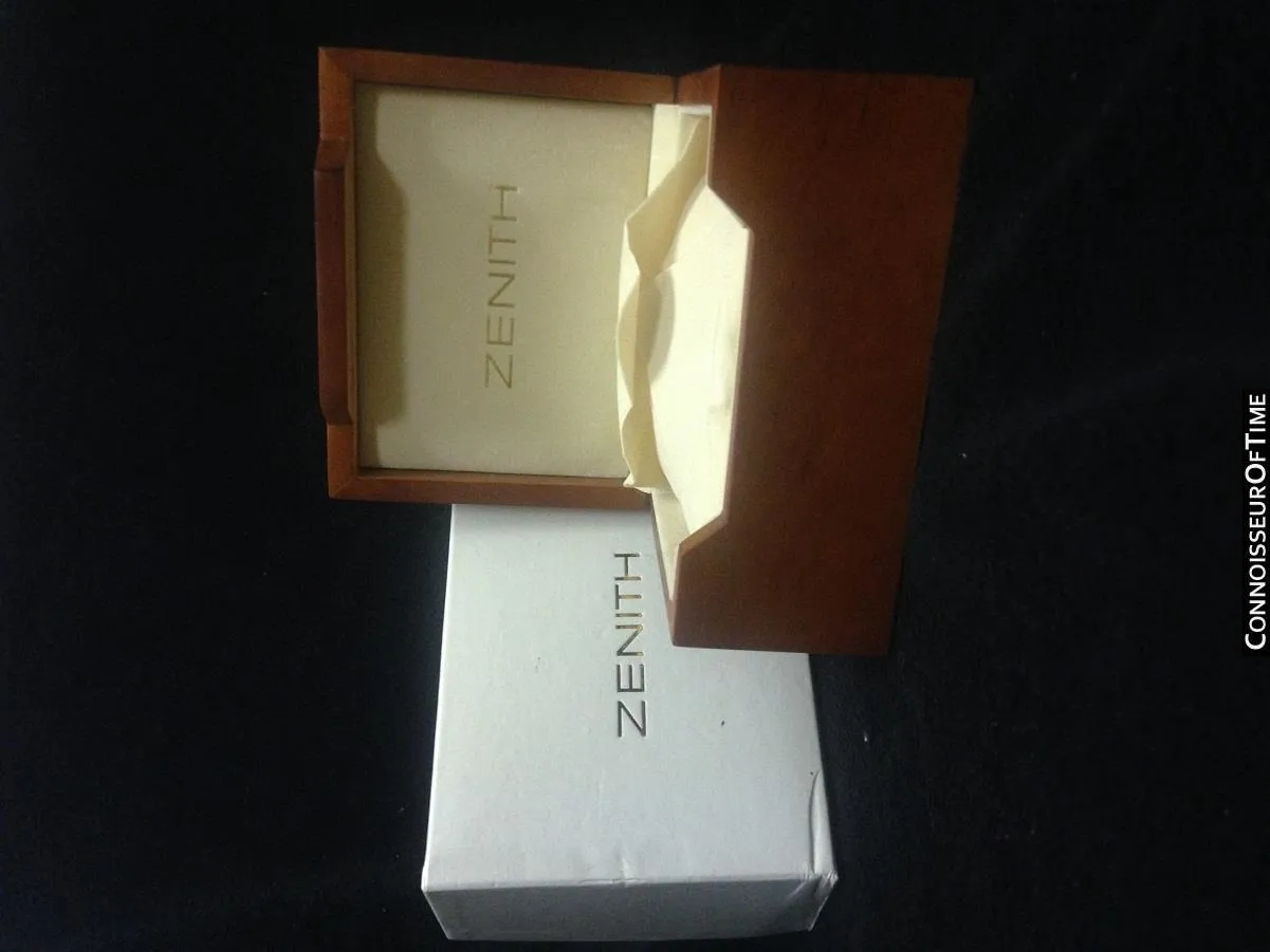 Zenith El Primero Class 4 Mens Automatic Chronograph, Stainless Steel - 02.0500.400