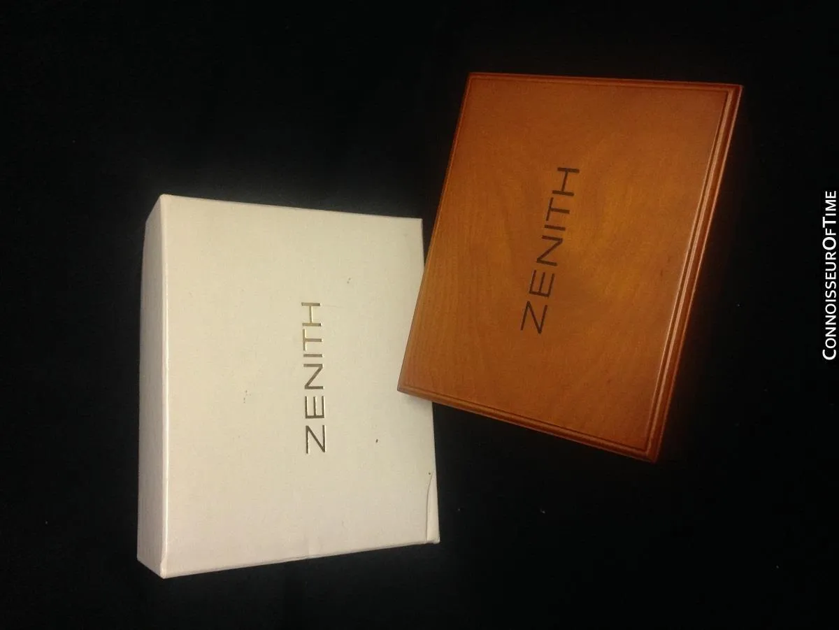 Zenith El Primero Class 4 Mens Automatic Chronograph, Stainless Steel - 02.0500.400