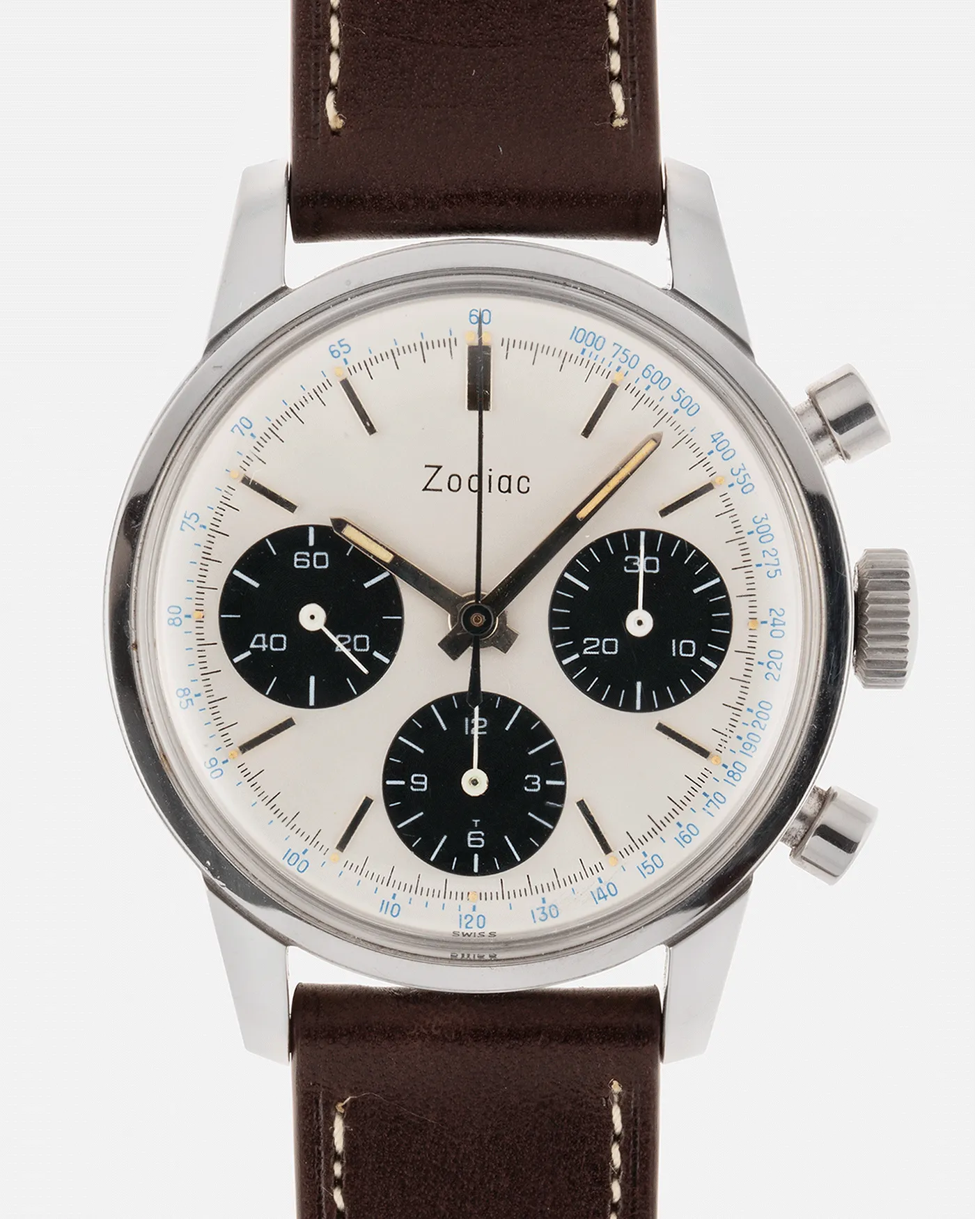 Zodiac Panda Chronograph Valjoux 72